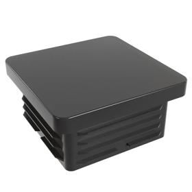 Essentra Square Tube Insert 50.0 mm 19.2 mm 3.8 mm 2.3 mm Black PE [461302]; 10376997