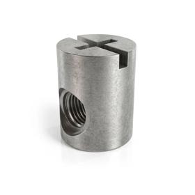 Essentra Barrel Nut M6 10.0 mm 13.0 mm Zinc [463138]; 10378489