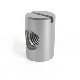 Essentra Barrel Nut M8 12.0 mm 18.0 mm Steel [463141]; 10378519