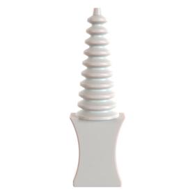 Essentra Masking Flangeless Plug 10.5 mm 16.3 mm 25.4 mm Silicone Natural [491681]; 10386675
