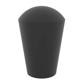 Essentra Tapered Ferrule 10.0 mm 5.0 mm PVC Black [552001011407]; 10403914