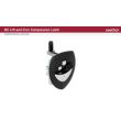 SOUTHCO Lift & Turn Compression Latch, 8mm Hec Recess, Black Plastic Cup, Zinc Alloy Chrome Plated Handle [N5-A0240A-A1]
