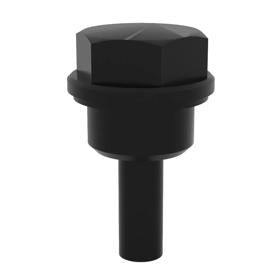 Essentra Breather Caps G 1/2 26.0 mm Aluminium Black [1505220]; 10506677
