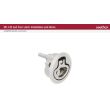 SOUTHCO Compression Latch, Medium Size, No Restriction, 2 - 12mm (.075 - . 475 in) Door thickness, 39 - 52mm (2.01 - 2.52 in) Grip, 316 Stainless Steel, Electropolished [M1-20-31-38]