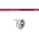 SOUTHCO Compression Latch, Medium Size, Key Locking, 2 - 12mm (.075 - . 475 in) Door thickness, 21 - 28mm or 63 -76mm (.83 - 1.10 in or 2.48 - 3.00 in) Grip, 316 Stainless Steel, Electropolished [M1-20-91-88]