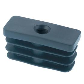 Essentra Threaded Insert M10 35.0 mm 20.0 mm HDPE Black [498612]; 10445877