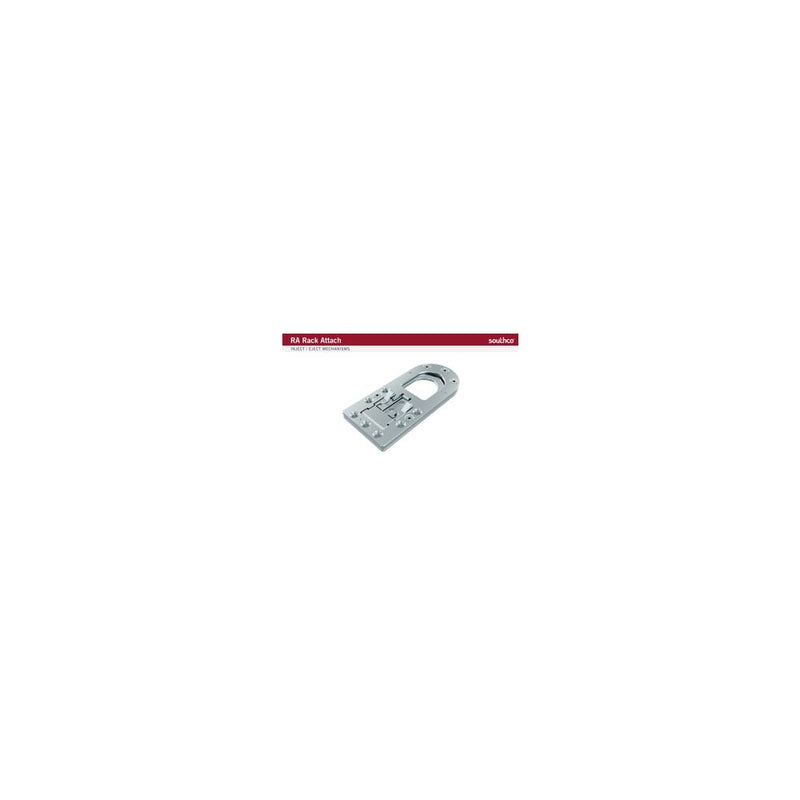 SOUTHCO Rack Attach, 1U, Ultra Thin, 22.3 distance of mounting holes, Zinc Plated, Bright [RA-1-10]