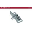 SOUTHCO Rotary Push-to-Close, Medium Size, Single Stage, Tool Actuated with Slotted Recess, Steel, Zinc Plate-Bright chromate, Bright [R4-15-10-000-10]