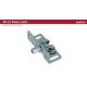 SOUTHCO Rotary Push-to-Close, Medium Size, Single Stage, Tool Actuated with Railway Standard, Steel, Zinc Plate-Bright chromate, Bright [R4-15-10-220-10]