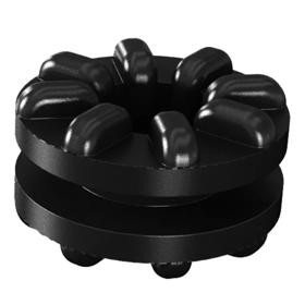 Essentra Vibration Mount Black 9.5 mm 3.6 mm [VG-5]; 10178133