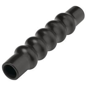 Essentra Tube End Grip 400.0 mm 15.9 mm Black PVC [PGWA-0159-400]; 10316276