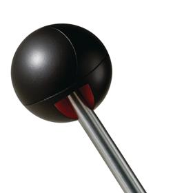 Essentra Ball Knob 30.0 mm (DIA) Black [3732BLACK]; 10101964