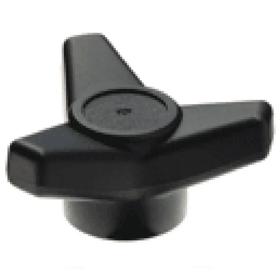 Essentra Handwheel 80.0 mm Insert M12 PA Black [271801259935]; 10366677