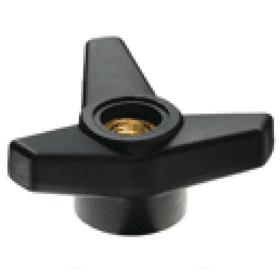 Essentra Handwheel 100.0 mm Insert M16 PA Black [271161059935]; 10366608