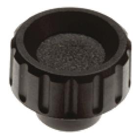 Essentra Knurled Knob Stud M5 16.0 mm PA Black [258201659935]; 10364277