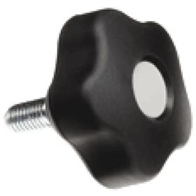 Essentra Soft Touch Handwheel 43.0 mm Male M8 PP;TPE Black [268082018239]; 10223161