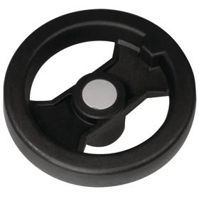 Essentra Control Hand Wheel 100.0 mm 5.0 mm Nylon Black [491297]; 10271162