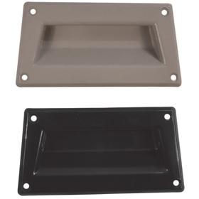 Essentra Recessed Handle 101.0 mm 15.0 mm ABS Grey [493457]; 10273449