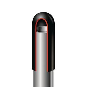 Essentra Cap 3.000 in EPDM Black [10605646]; 10605646