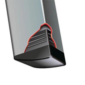 Essentra Rectangular Tube Insert Black LDPE - PIR [111564]; 10079829