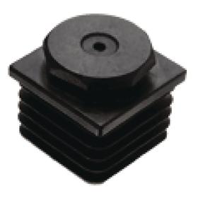 Essentra One Piece Adjustable Feet 35.0 mm M22 26.4 mm Black [060353569901]; 10327586