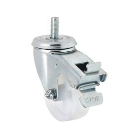 Essentra Threaded Stem Castor 100.0 mm 120.0 kg White [497971]; 10283752