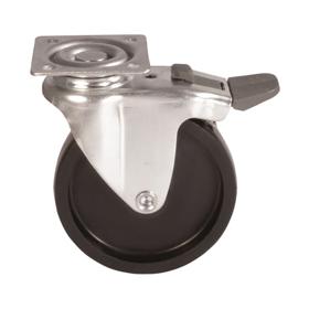 Essentra Caster 50.0 mm 35.0 kg Screw Mount 47.0 mm Black [494725]; 10277614