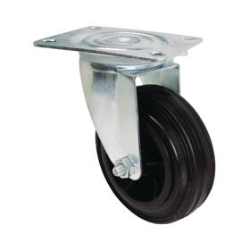 Essentra Caster 150.0 mm 130.0 kg Screw Mount Black [499815]; 10294123