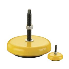 Essentra Anti-Vibration Feet 120.0 mm M12 x 100 Yellow [550116]; 10300428