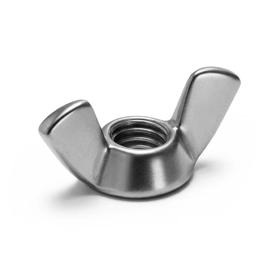 Essentra Wing Nut M5 11.0 mm 22.5 mm Steel Natural [053050140952]; 10180259