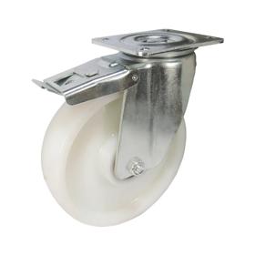 Essentra Caster 125.0 mm 80.0 kg Screw Mount White [491023]; 10269312