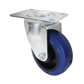 Essentra Caster 100.0 mm 150.0 kg Screw Mount Blue [491116]; 10270172