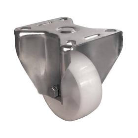 Essentra Fixed Plate Castor 80.0 mm 30.0 mm Black [494769]; 10278031