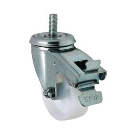 Essentra Caster 80.0 mm 60.0 kg Threaded Stem White [497944]; 10283486