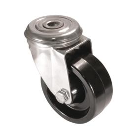 Essentra Caster 100.0 mm 120.0 kg Bolt Hole Black [494706]; 10277423