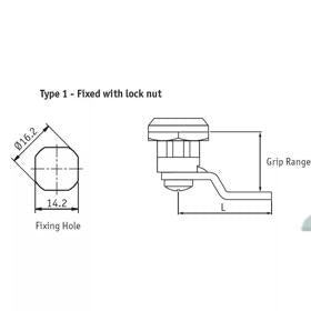 Essentra Key Latch Die Cast Zinc Alloy [066124210E]; 20121099