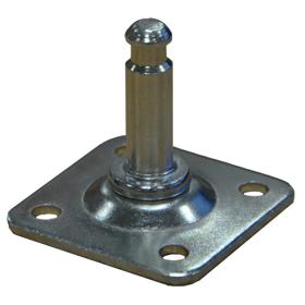 Essentra Caster Plate 38.0 mm 38.0 mm Steel [500311]; 10299531