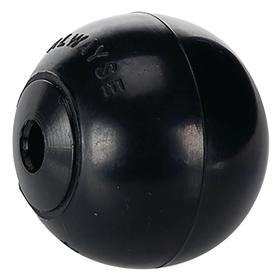 Essentra Wheel 50.0 mm (DIA) 20.0 kg Rubber Black [1220367]; 10192641