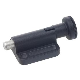 Essentra Indexing Plunger 25.0 mm 10.0 mm PA Black [1220883]; 10197011