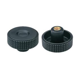 Essentra Grip Knob 31.0 mm M6 PP Black [1219109]; 10189009