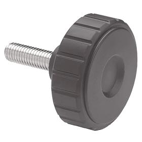 Essentra Soft Touch Knob 54.0 mm M10 PP Black [1219104]; 10188965