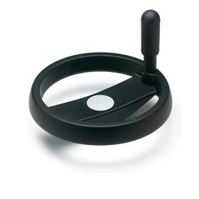 Essentra Handwheel 300.0 mm Reamed Hole 26.0 mm 43.0 mm PP Black [1219217]; 10189849