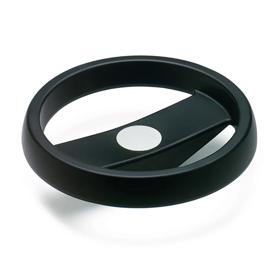 Essentra Handwheel 99.0 mm Reamed Hole 12.0 mm 17.0 mm PP Black [1219197]; 10189689