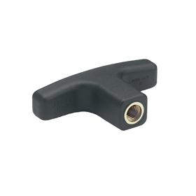 Essentra T-Handle Knob 94.0 mm M10 PA Black [1219191]; 10189627