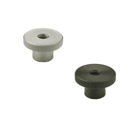 Essentra Knurled Knob 16.0 mm M4 9.5 mm Steel Black [1220612]; 10194577