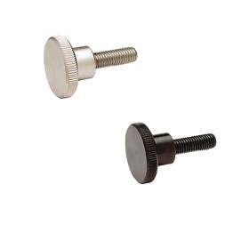 Essentra Knurled Knob 12.0 mm M3 6.0 mm Stainless Steel Silver [1220559]; 10194089