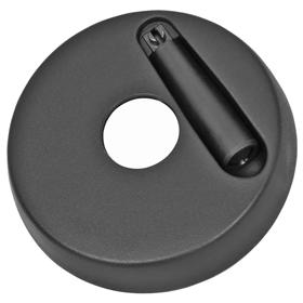 Essentra Control Hand Wheel 100.0 mm 5.0 mm Nylon Black [491302]; 10271209