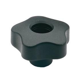 Essentra Handwheel 32.0 mm Female M6 PP Black [265063259911]; 10364949