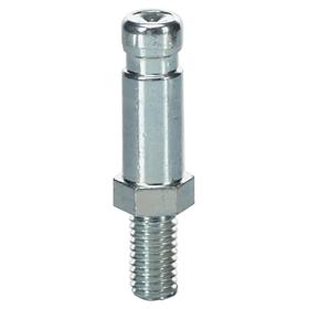 Essentra Caster Stem M12x25 Steel Natural [1220454]; 10193471