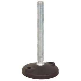 Essentra Adjustable Feet 80.0 mm M12 100.0 mm Black [468603]; 10640357
